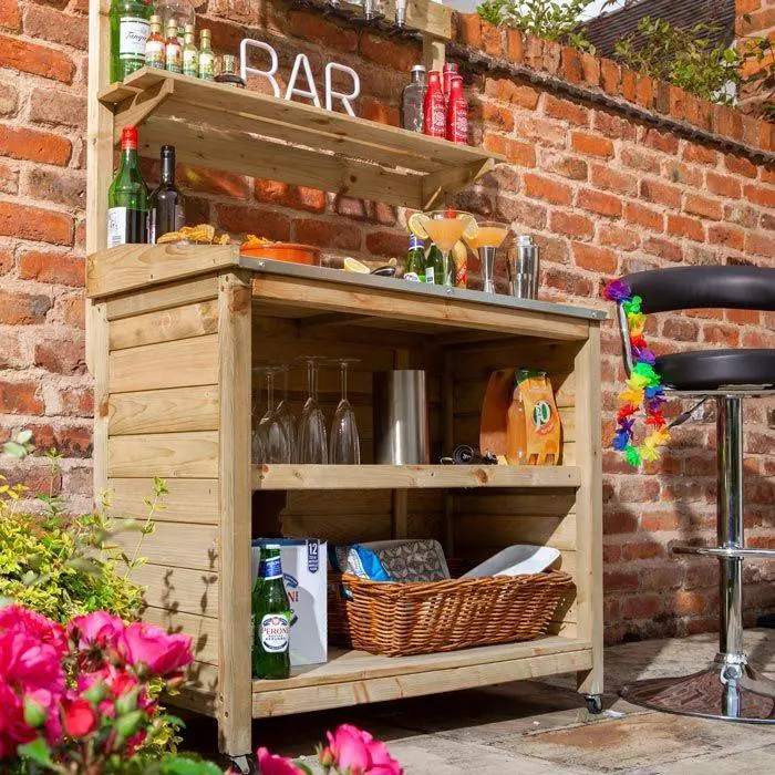 Luxury Wooden Garden Mini Bar 8 Luxury Wooden Garden Mini Bar - Image 8