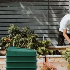 Green Tiger Wormery - 3 Tray -Gun Garden Shop new tiger wormery original organics green4 1 jpg