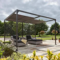 Florence Garden Canopy 4×3 In Grey