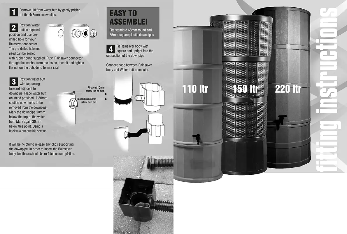 150L Rattan Wicker Effect Polybutt Water Butt - Lime Green 3 150L Rattan Wicker Effect Polybutt Water Butt - Lime Green - Image 3