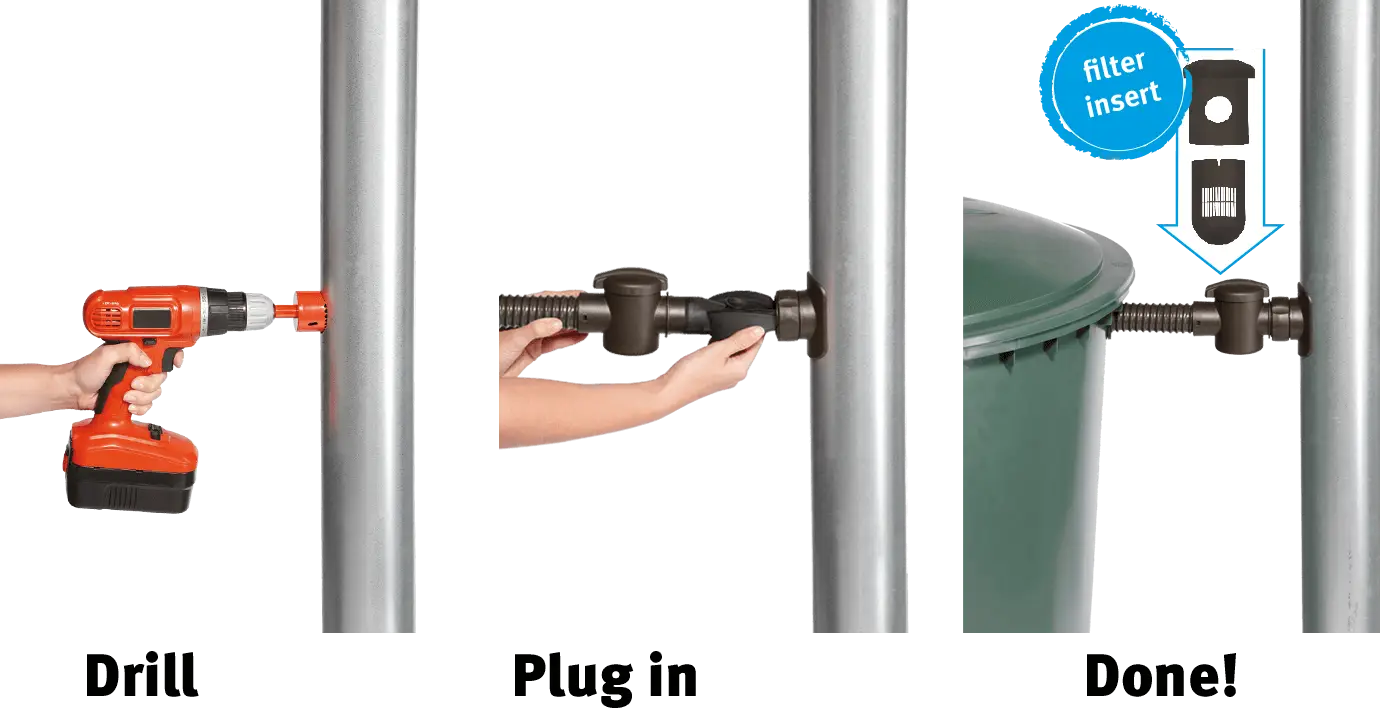 Graf Speedy Rain Water Diverter Collector With Filter - Image 5