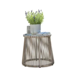 Norfolk Leisure Elland Bistro Set - Grey/Beige 11 Norfolk Leisure Elland Bistro Set - Grey/Beige -Gun Garden Shop roma bistro set with table roseland furniture 3 jpg