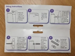 50mm Downpipe Rain Diverter Kit - Black -Gun Garden Shop rvm1blk1 jpg