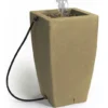 Algreen 185L Madison Rain Barrel With Fountain - Sandstone