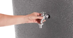 275L Terranova Wall Water Tank -Gun Garden Shop terranova wandtank auslaufhahn png