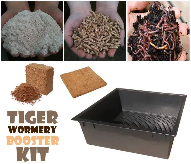 Tiger Wormery Booster Kit (Black) 1 Tiger Wormery Booster Kit (Black)