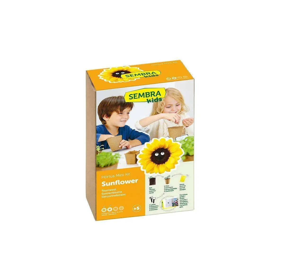 Sembra Kids Sunflower Garden Growing Kit 1 Sembra Kids Sunflower Garden Growing Kit