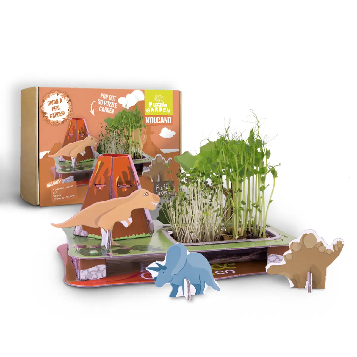 Interactive 3D Puzzle Garden - Volcano - Eco Puzzle 2 Interactive 3D Puzzle Garden - Volcano - Eco Puzzle - Image 2