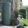 500L Georgian Pillar Water Tank Column - Green