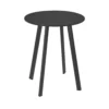 Metal Table 40cm Round Matt Grey