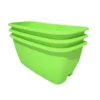 Rainwater Terrace 3 Pack Planter Kit - Bright Green (3 Planters & 3 Capillary Mats)